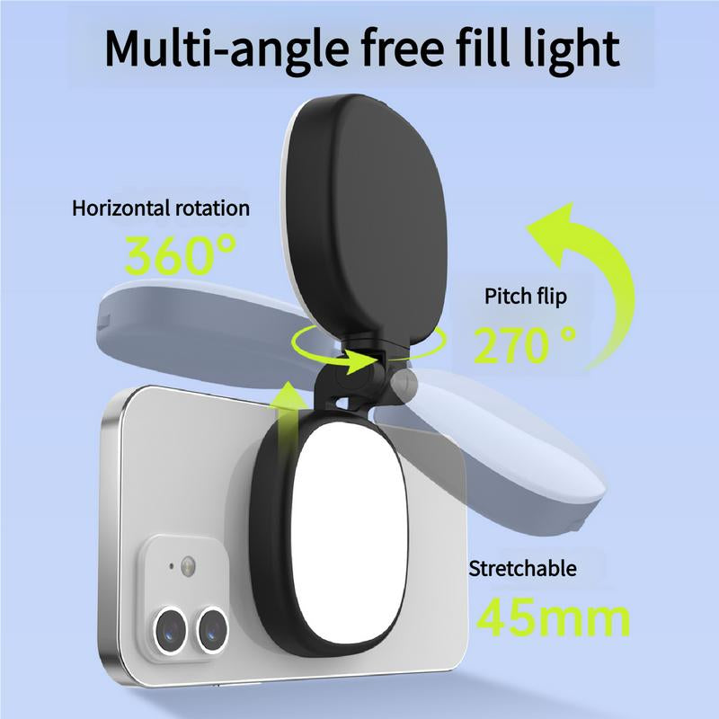Illuminate Your Selfies: The Ultimate Smartphone Magnetic Selfie Light with 360° LED Ring and Tripod for Flawless Makeup, Photography, and Live Streaming