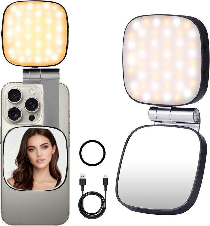 Illuminate Your Selfies: The Ultimate Smartphone Magnetic Selfie Light with 360° LED Ring and Tripod for Flawless Makeup, Photography, and Live Streaming